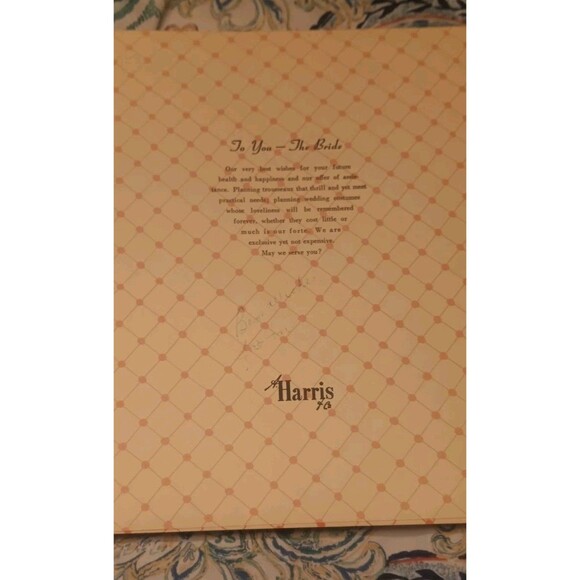 1950 THE BRIDE Harris & Co. SOFTCOVER BOOK EDITED BY ROBEY LYLE - SP 3136G - Picture 6 of 9